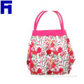 Fashionable Casual Floral Pattern Handbag PVC High Quality Women Tote bags Made In China